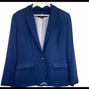 H&M Navy Blue Blazer Size 10